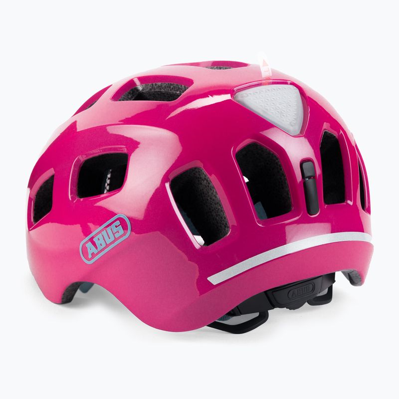 ABUS Casco da bici per bambini Youn-I 2.0 rosa brillante 4