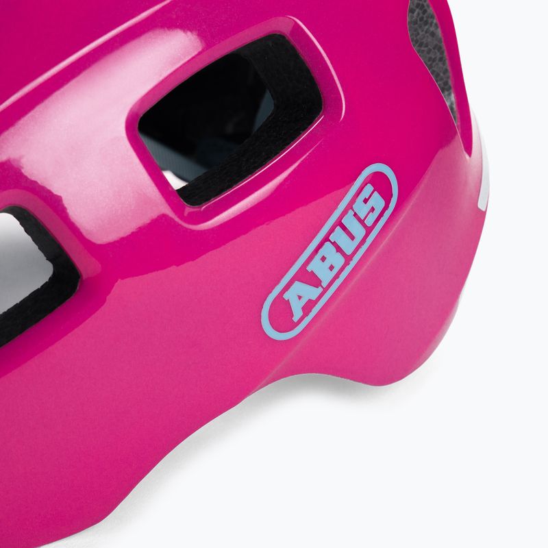 ABUS Casco da bici per bambini Youn-I 2.0 rosa brillante 7