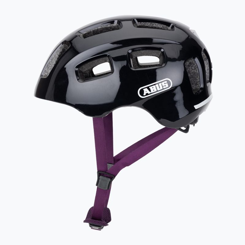 ABUS Casco da bicicletta per bambini Youn-I 2.0 nero viola 3