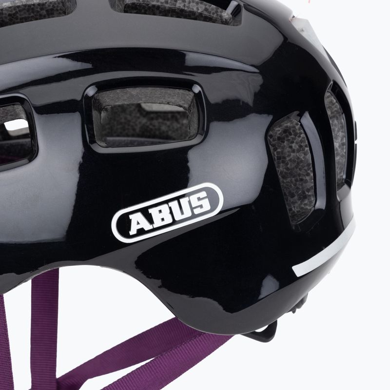 ABUS Casco da bicicletta per bambini Youn-I 2.0 nero viola 8