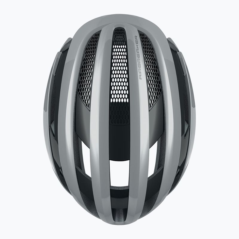 Casco da bicicletta ABUS AirBreaker grigio corsa 7