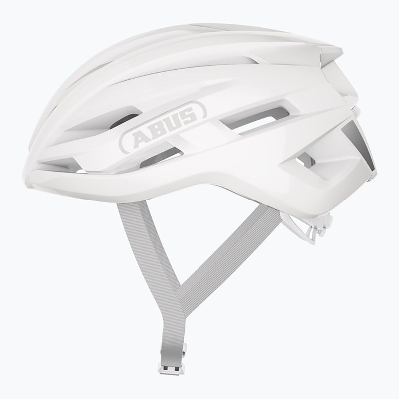 Casco da bicicletta ABUS StormChaser Ace bianco puro 2