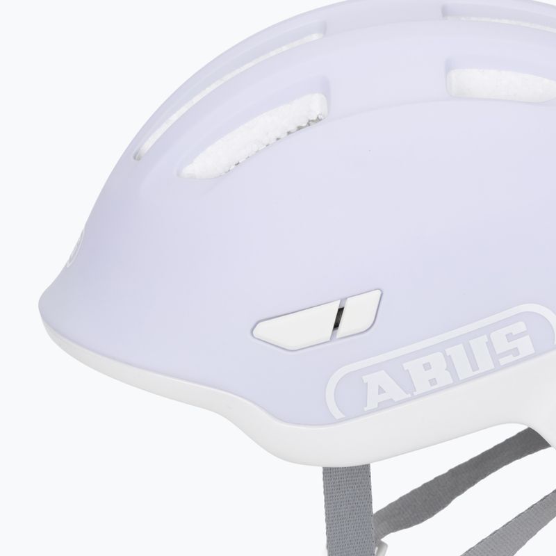 Casco da bici per bambini ABUS Smiley 3.0 ACE LED lavanda pura 8