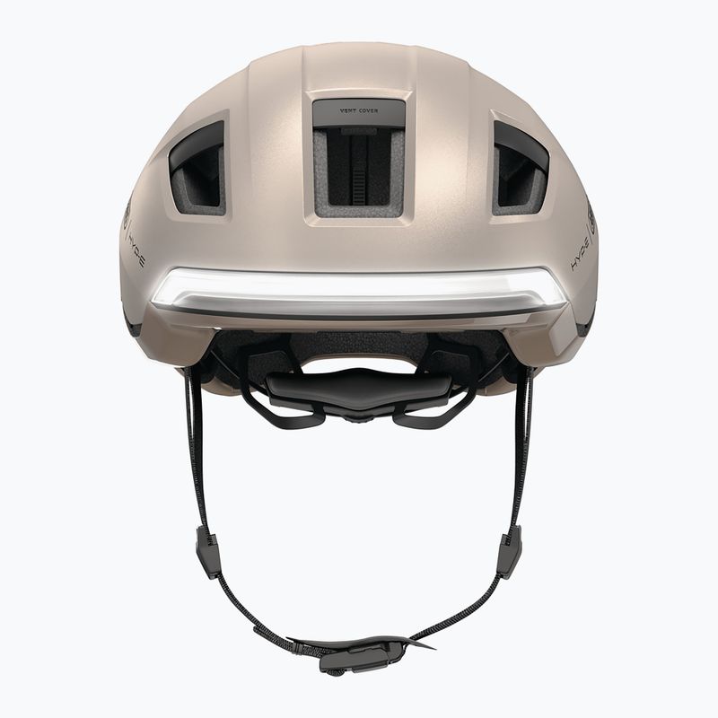 Casco da bici con indicatori di direzione ABUS Hyp-E champagne gold 5