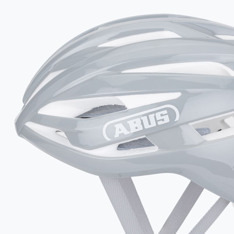 Casco da bicicletta ABUS StormChaser Ace grigio puro 8