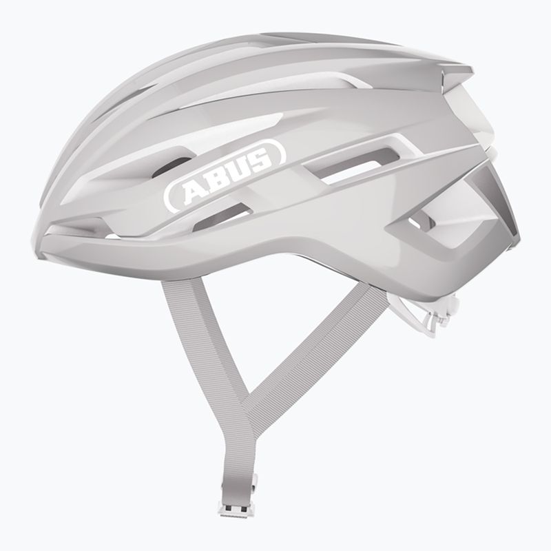 Casco da bicicletta ABUS StormChaser Ace grigio puro 2