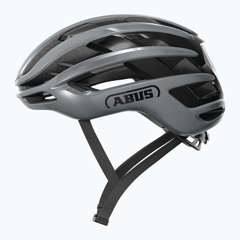 Casco da ciclismo ABUS Airbreaker 2.0 graphite silver 2