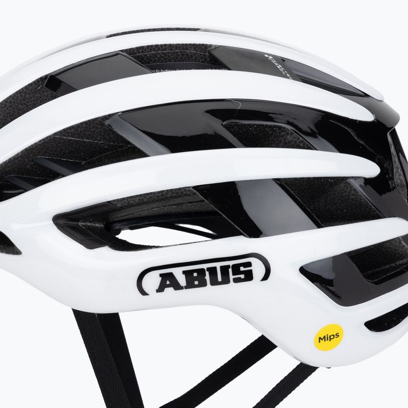 Casco da ciclismo ABUS Airbreaker 2.0 Mips shiny white 7