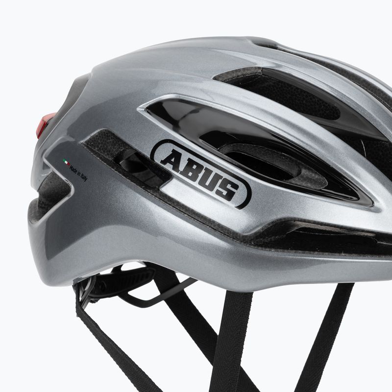 Casco da ciclismo ABUS Taipan LED graphite silver 8