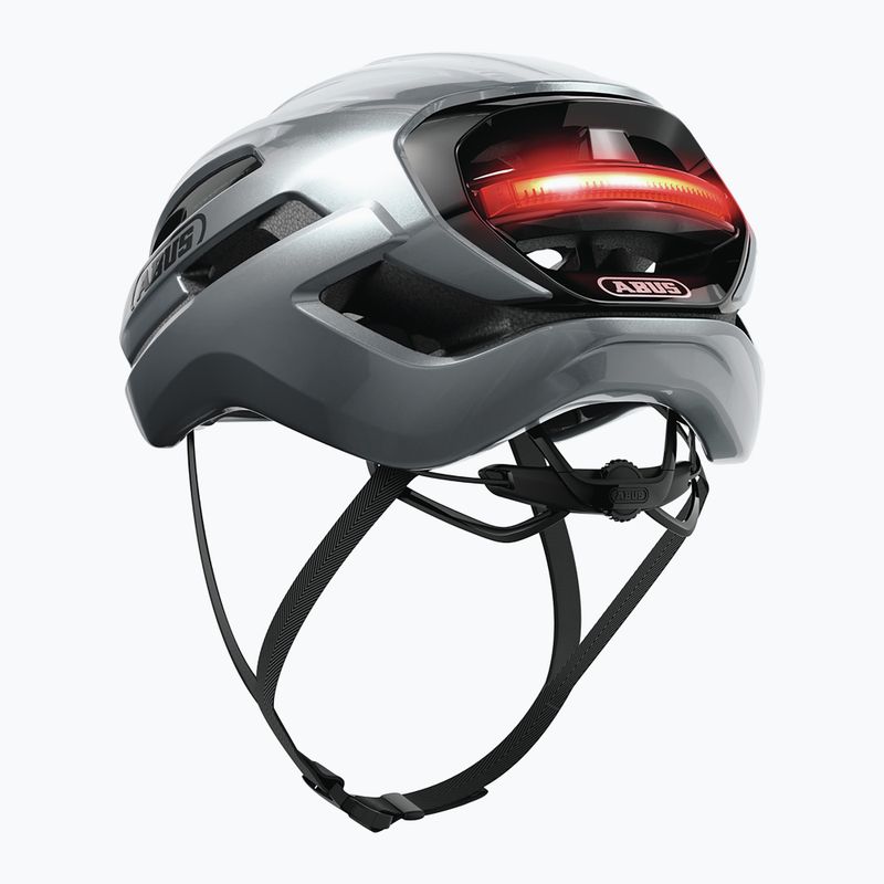 Casco da ciclismo ABUS Taipan LED graphite silver 3