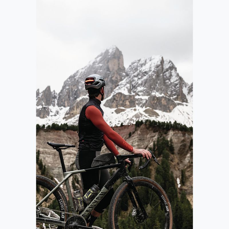 Casco da ciclismo ABUS Taipan LED graphite silver 7