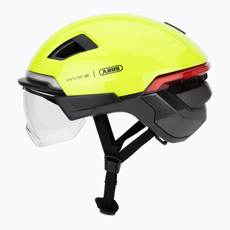 Casco da bici con indicatori di direzione ABUS Hyp-e Ace signal yellow 3