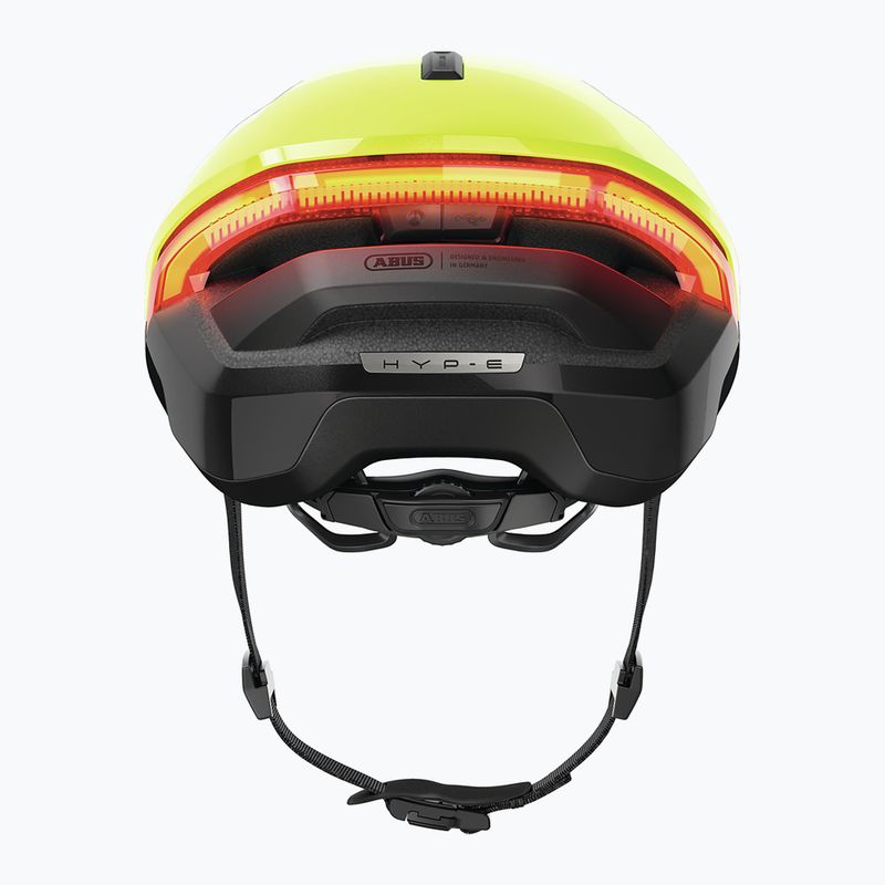 Casco da bici con indicatori di direzione ABUS Hyp-E signal yellow 6