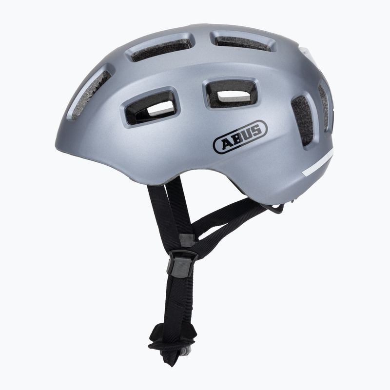 Casco da bici per bambini ABUS Youn-I 2.0 graphite silver 3