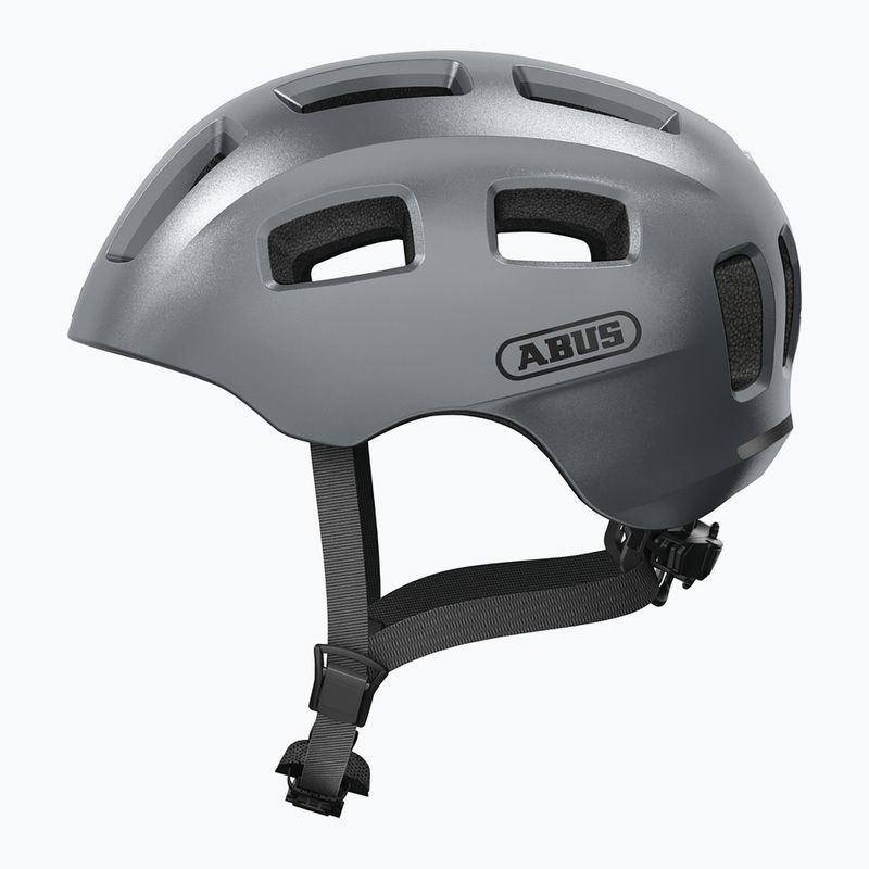 Casco da bici per bambini ABUS Youn-I 2.0 graphite silver 2