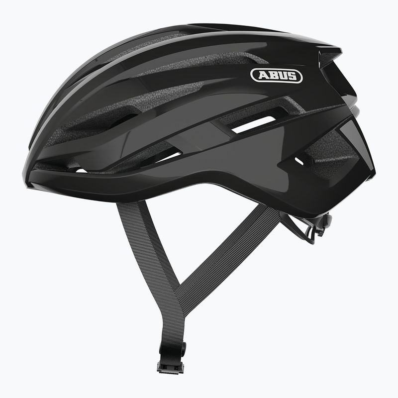 Casco da bicicletta ABUS StormChaser nero lucido 3