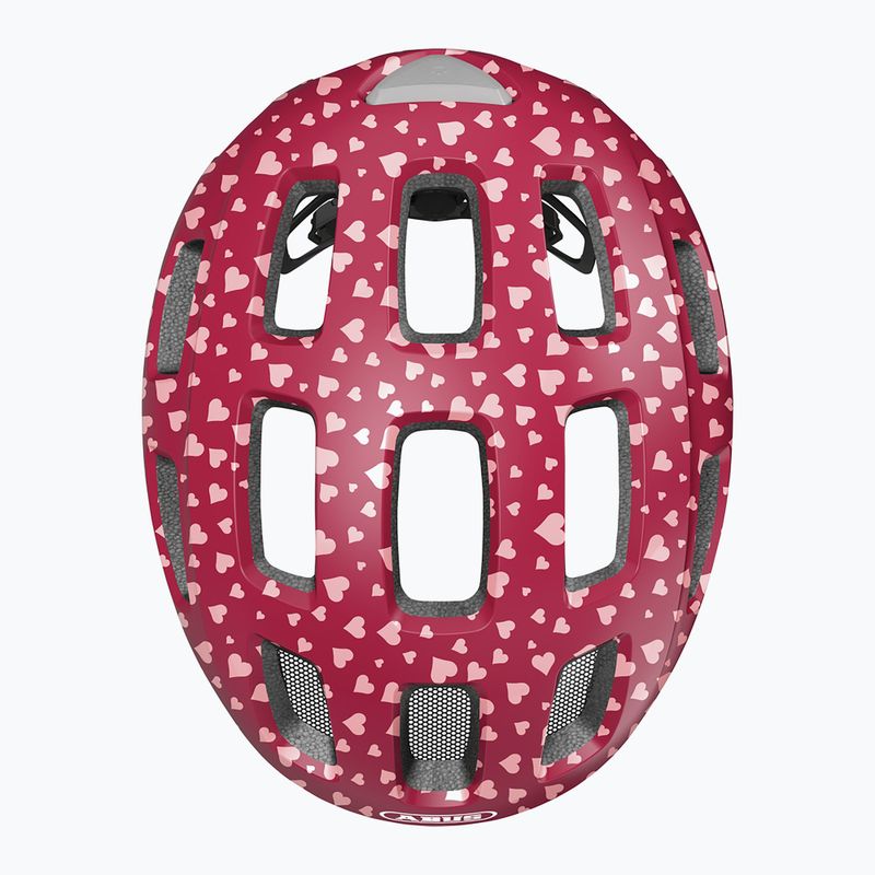 Casco da bici per bambini ABUS Youn-I 2.0 cuore di ciliegia 4