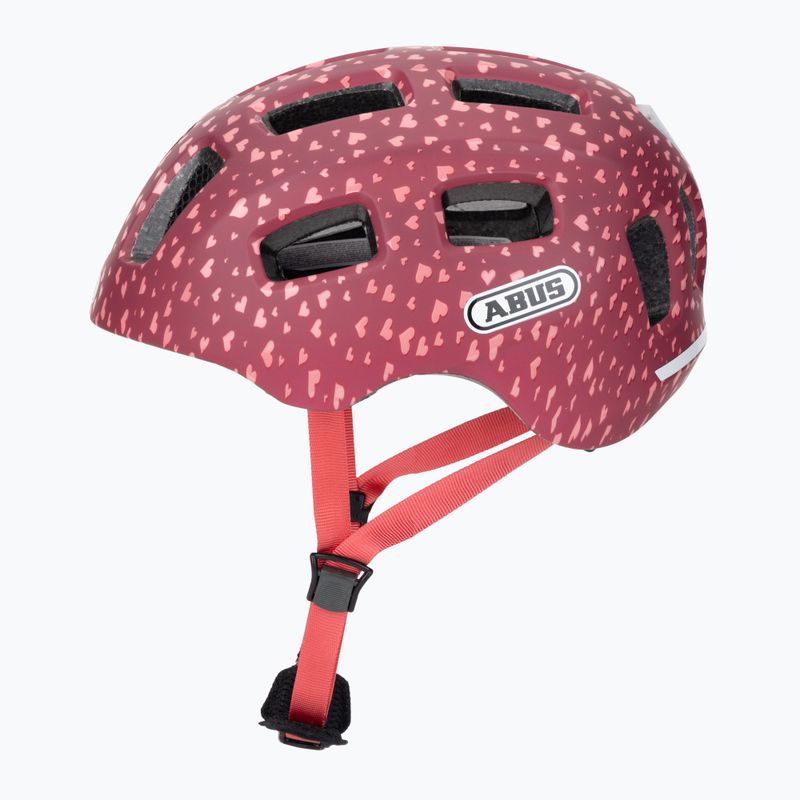 Casco da bici per bambini ABUS Youn-I 2.0 cuore di ciliegia 3