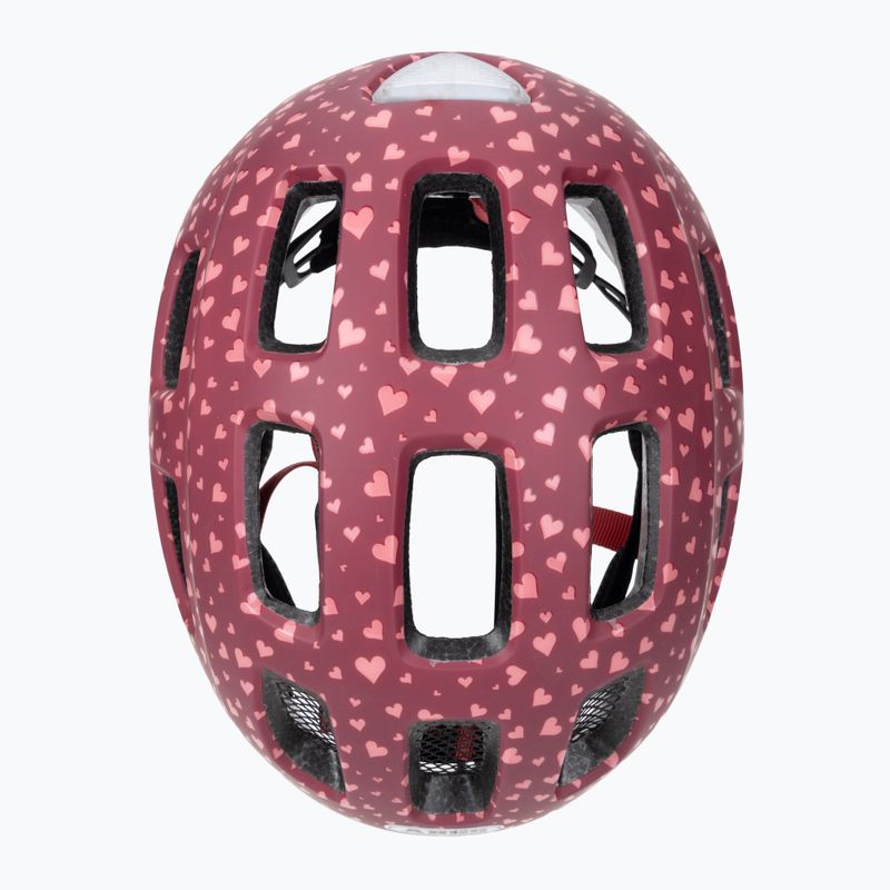 Casco da bici per bambini ABUS Youn-I 2.0 cuore di ciliegia 6
