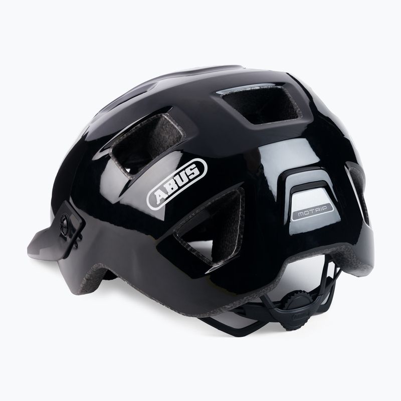 Casco da bicicletta ABUS MoTrip nero lucido 4