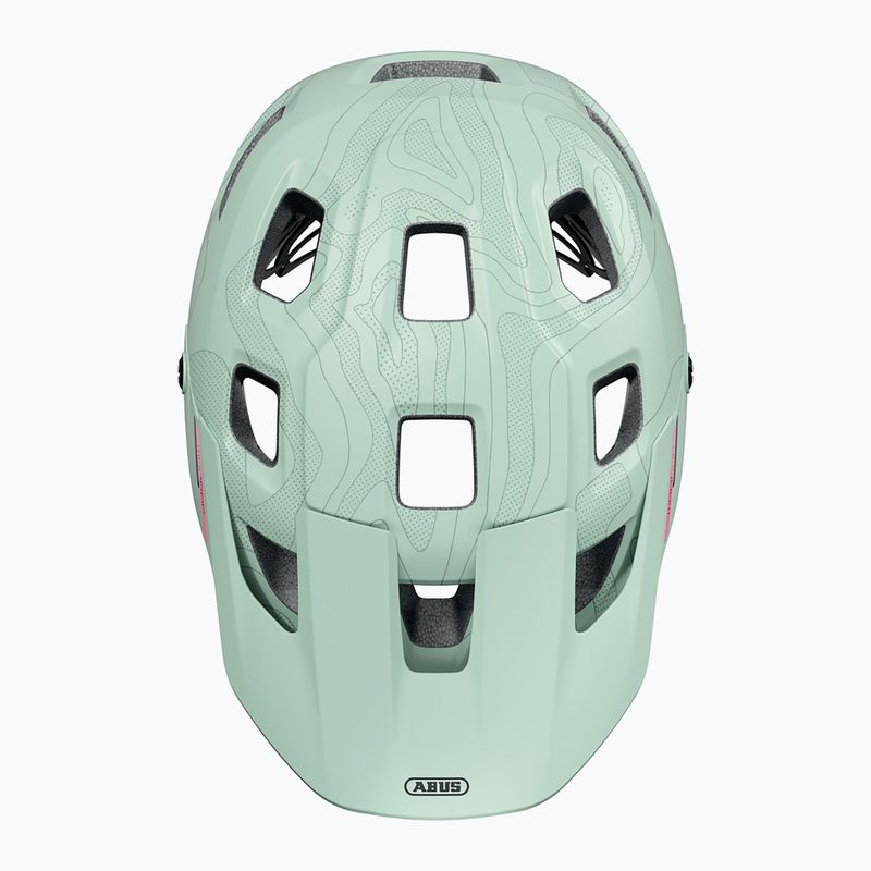 Casco da bicicletta ABUS MoDrop alla menta ghiacciata 7