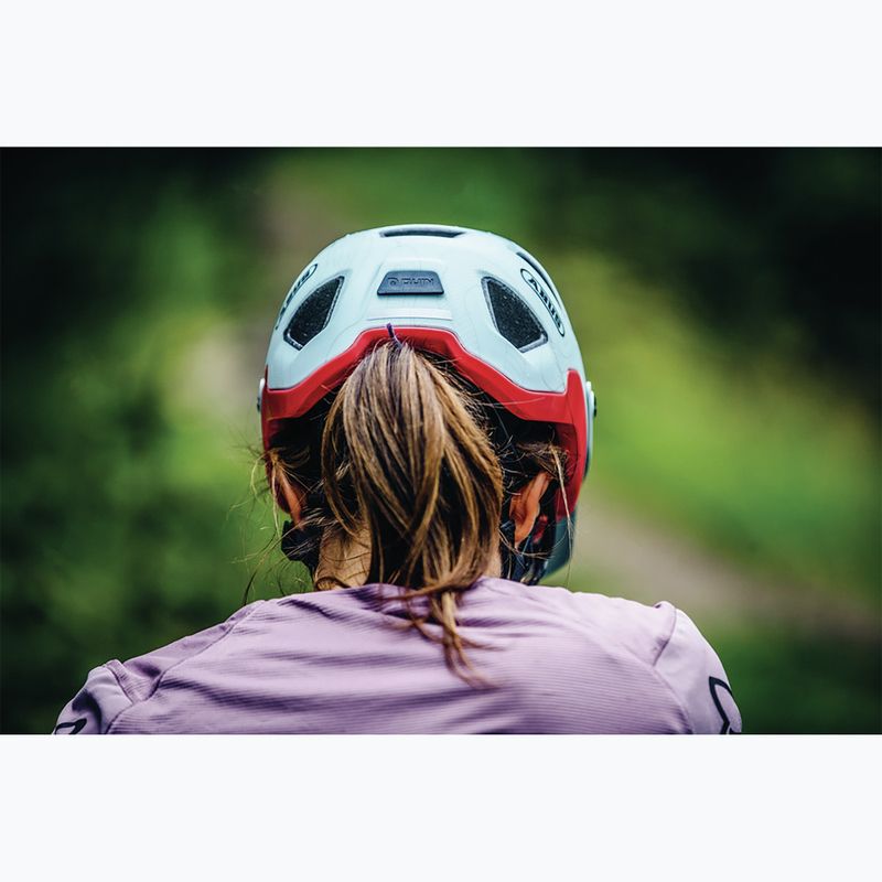 Casco da bicicletta ABUS MoDrop alla menta ghiacciata 9