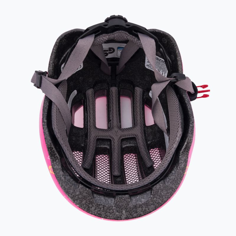 Casco da bici per bambini ABUS Smiley 3.0 rosa farfalla 6