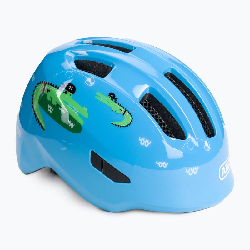 ABUS casco da bici per bambini Smiley 3.0 blu croco