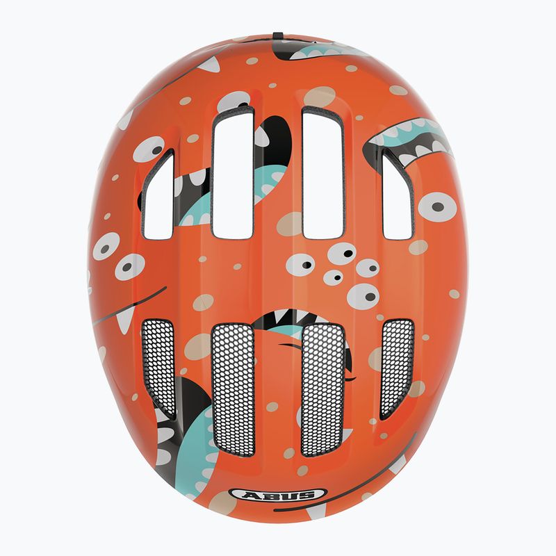Casco da bici per bambini ABUS Smiley 3.0 orange monster 4