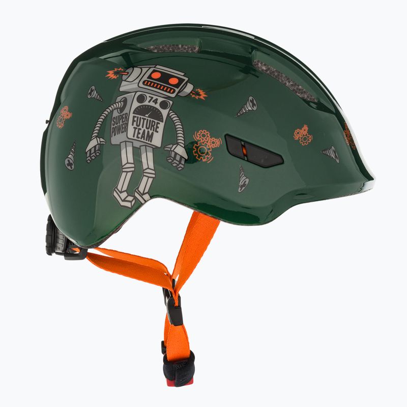 Casco da bicicletta per bambini ABUS Smiley 3.0 verde robo 4