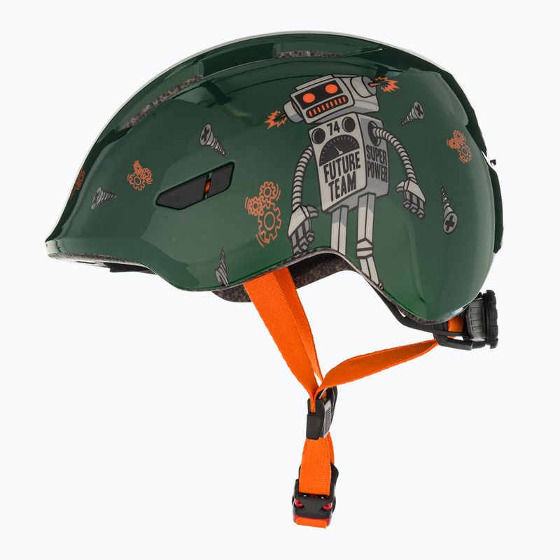 Casco da bicicletta per bambini ABUS Smiley 3.0 verde robo 5