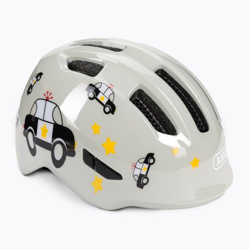 Casco da bicicletta per bambini ABUS Smiley 3.0 grigio polizia