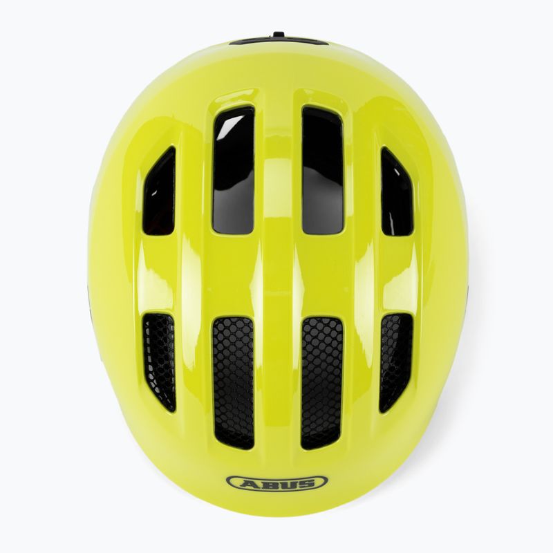 Casco da bici ABUS per bambini Smiley 3.0 giallo lucido 6