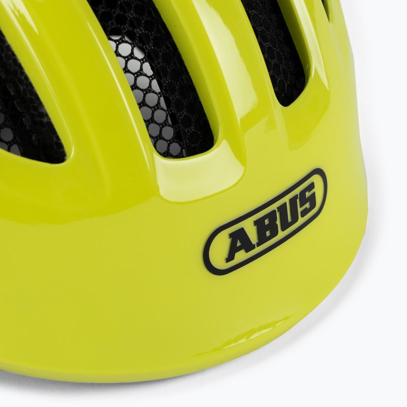 Casco da bici ABUS per bambini Smiley 3.0 giallo lucido 8