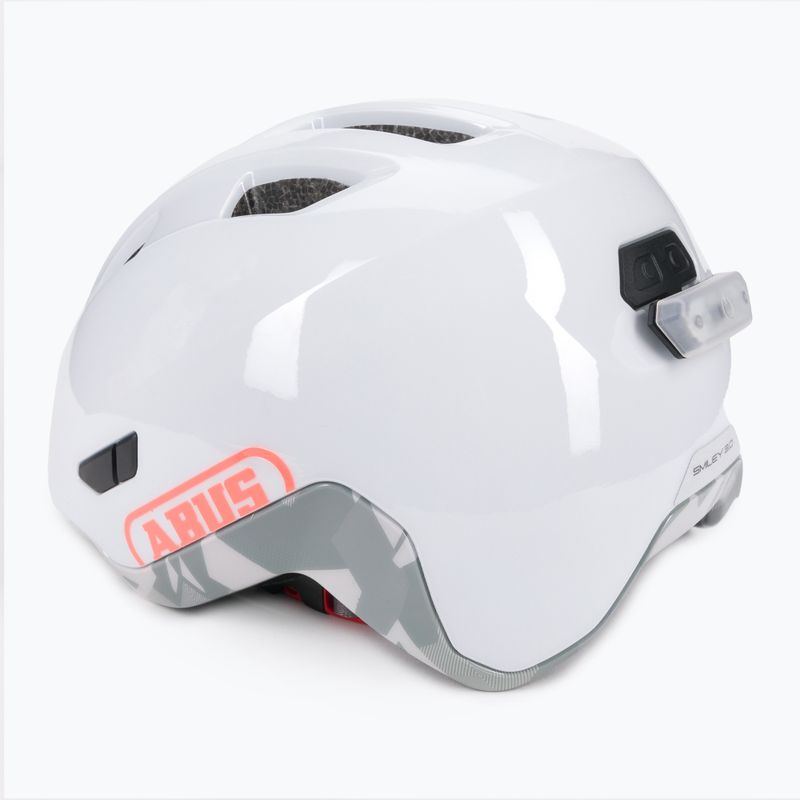 Casco da bici per bambini ABUS Smiley 3.0 ACE LED bianco lucido 4