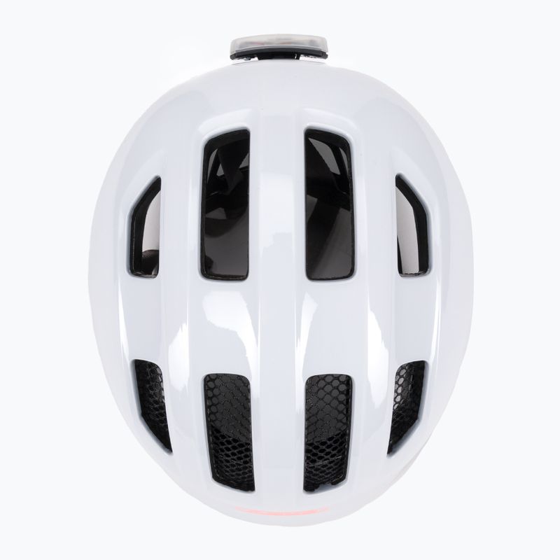 Casco da bici per bambini ABUS Smiley 3.0 ACE LED bianco lucido 6