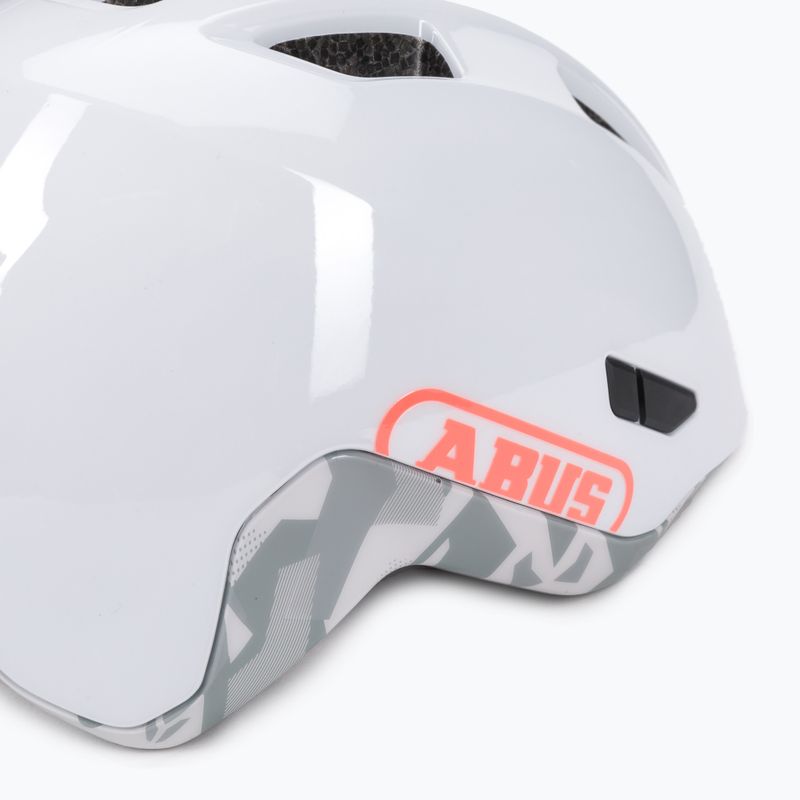Casco da bici per bambini ABUS Smiley 3.0 ACE LED bianco lucido 7