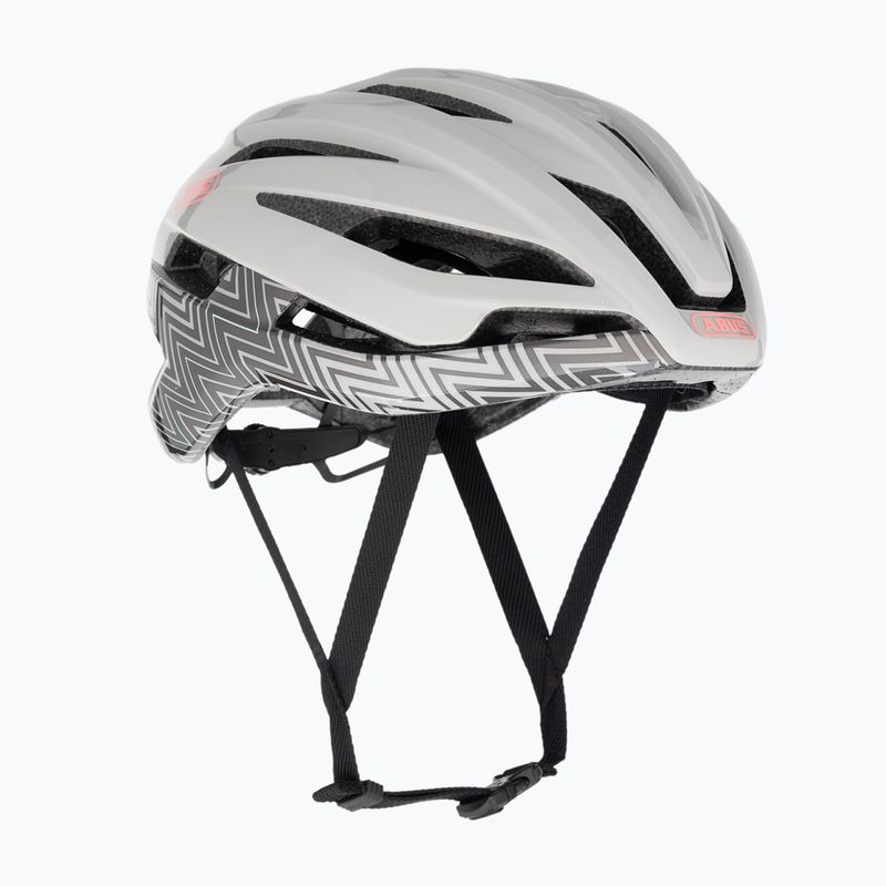 Casco da bici ABUS StormChaser grigio zig-zag