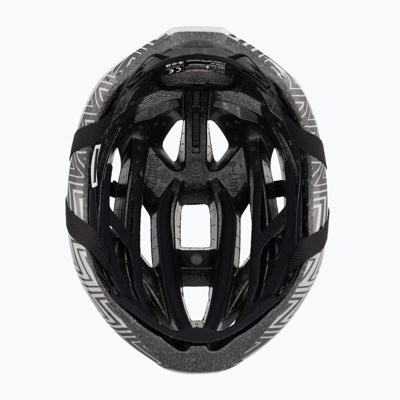 Casco da bici ABUS StormChaser grigio zig-zag 2