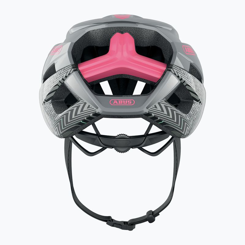 Casco da bici ABUS StormChaser grigio zig-zag 5