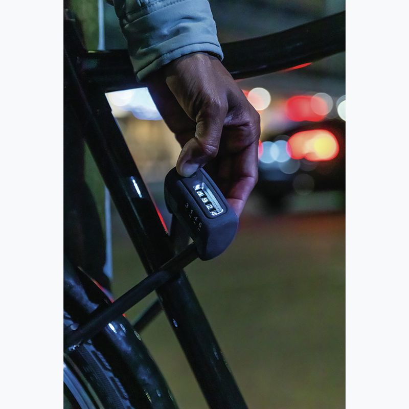 Chiusura per bicicletta ABUS Burgundy Combo 6000C/90 LED SH black 4