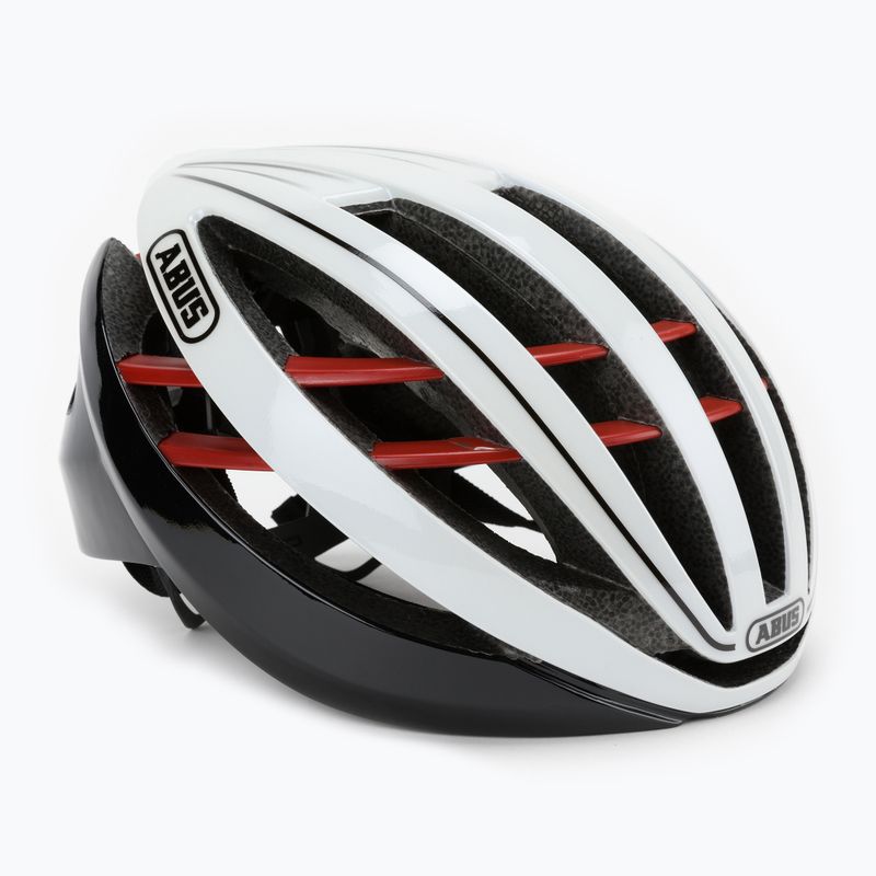 Casco da bici ABUS Aventor rosso fiammante