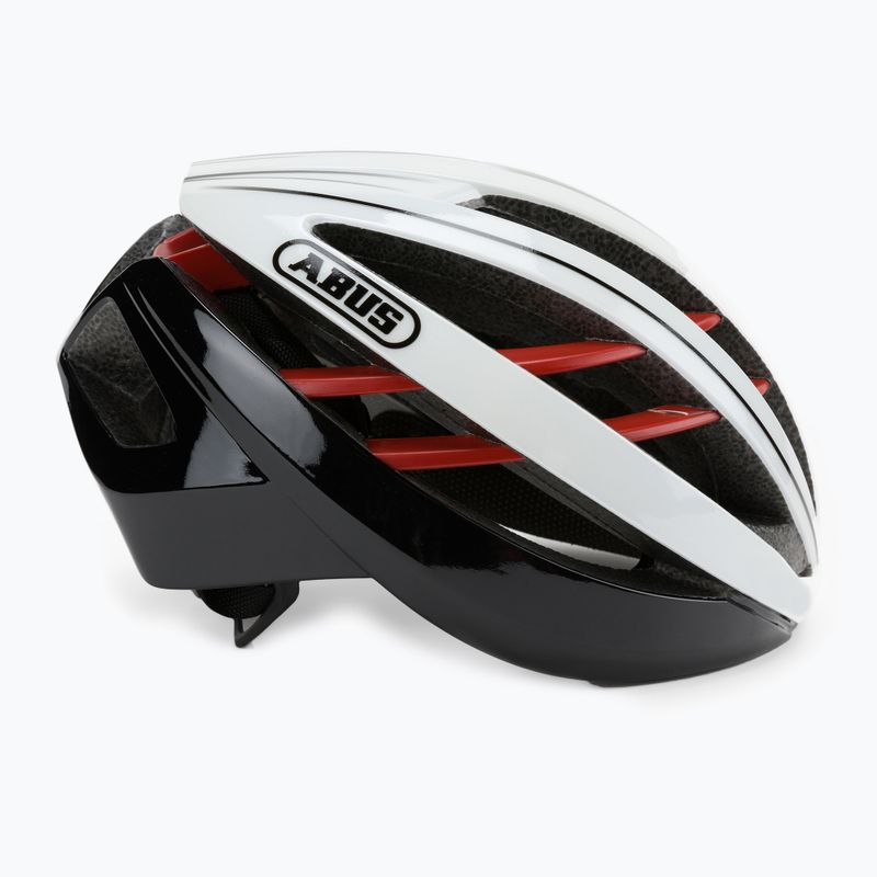 Casco da bici ABUS Aventor rosso fiammante 3