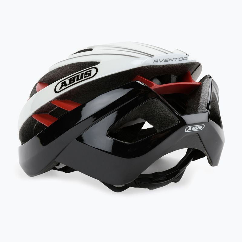Casco da bici ABUS Aventor rosso fiammante 4