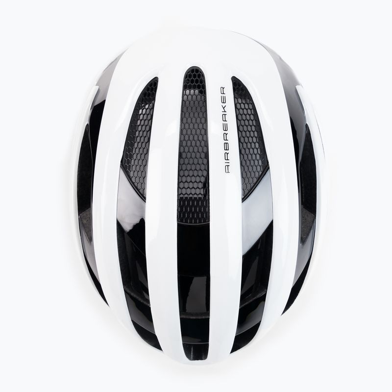 ABUS AirBreaker casco da bicicletta in pile bianco 6