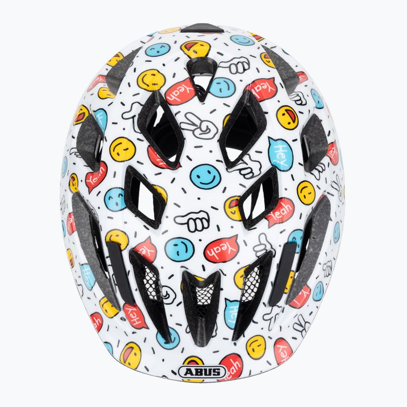 Casco da bici per bambini ABUS Smooty 2.0 white smiley 6