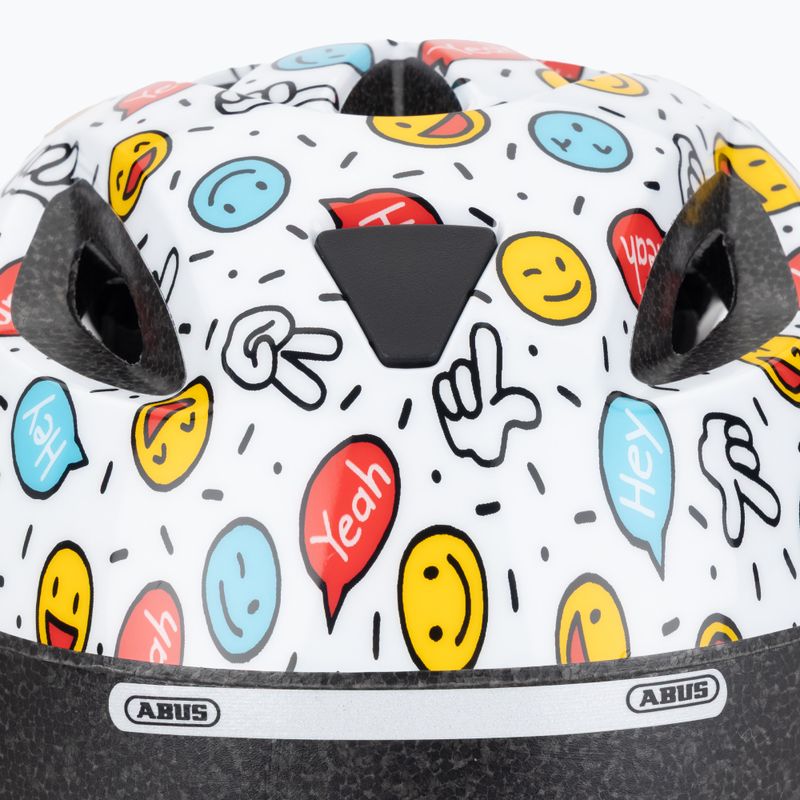 Casco da bici per bambini ABUS Smooty 2.0 white smiley 7