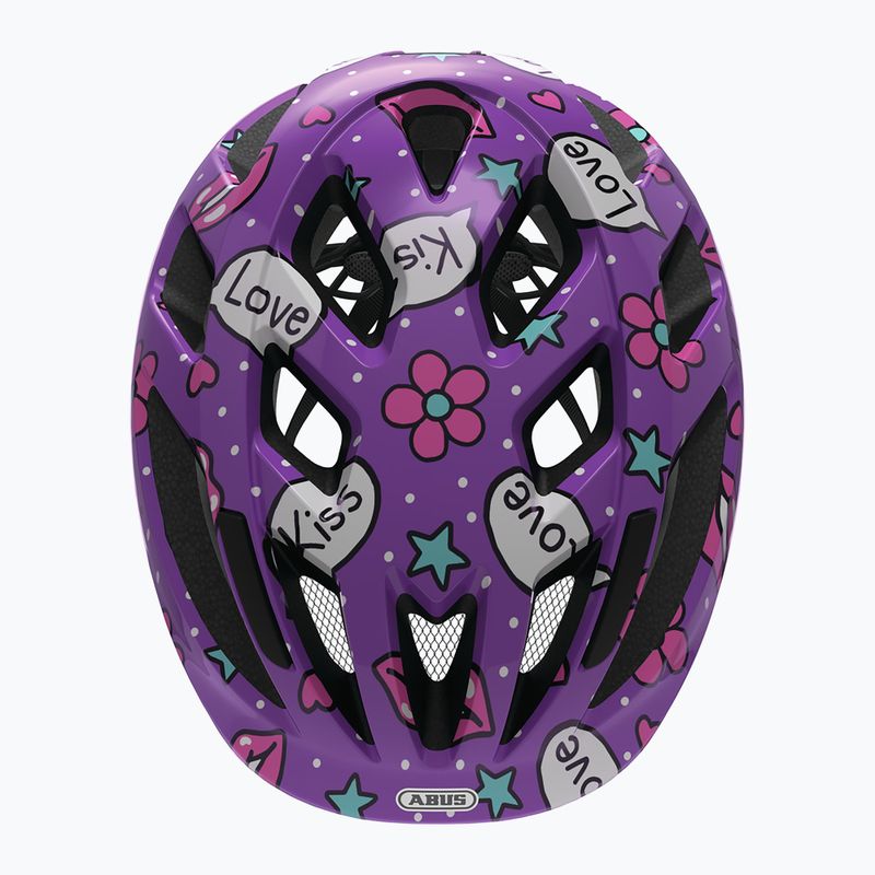 Casco da bici per bambini ABUS Smooty 2.0 purple kisses 4