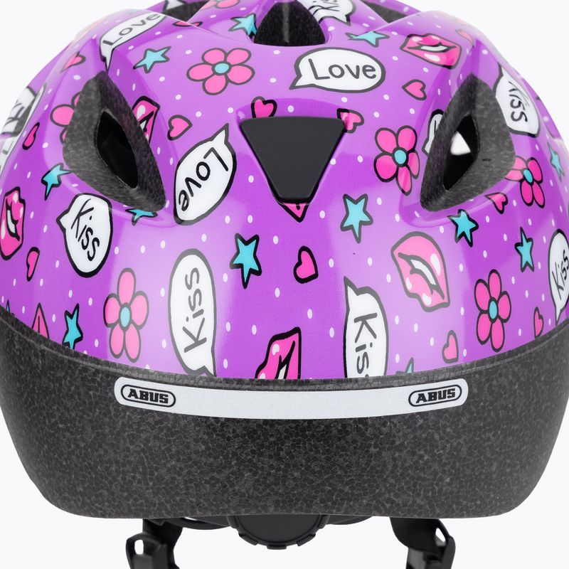 Casco da bici per bambini ABUS Smooty 2.0 purple kisses 7