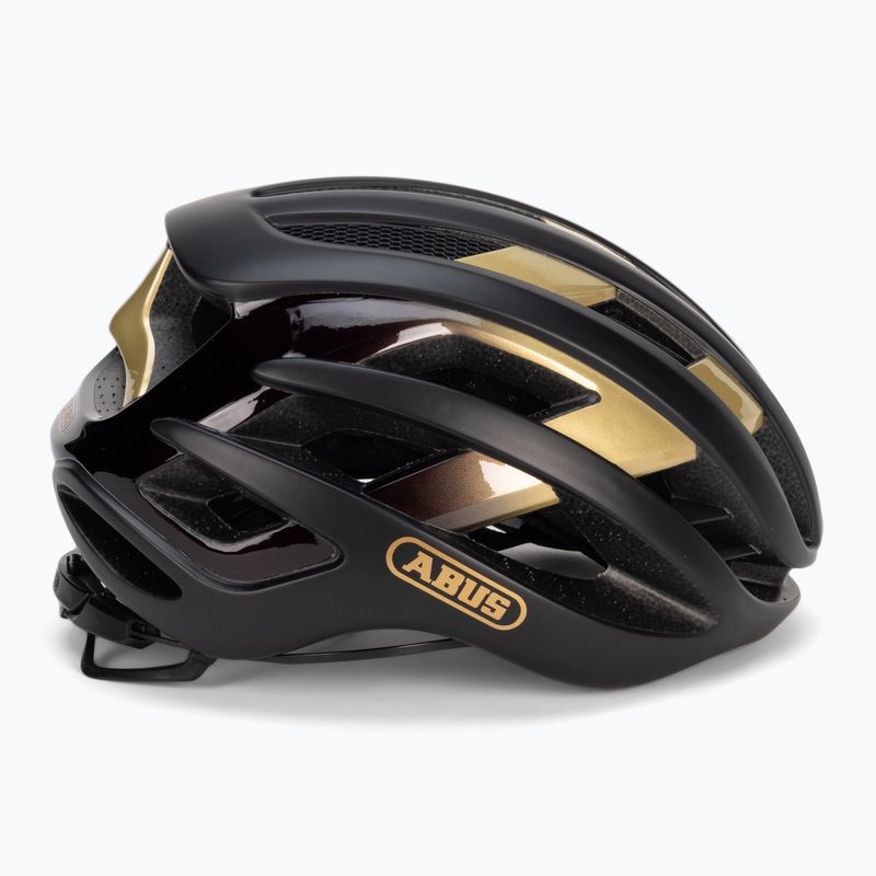 Casco da bicicletta ABUS AirBreaker nero/oro 3